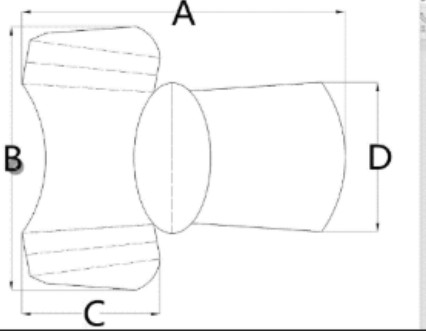 Tabla de pliegos — Tipo de caja de patatas fritas
